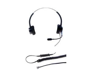DACOMEX Perle - Casque téléphone binaural Micro Flex antibruit