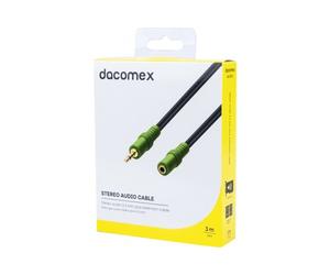 DACOMEX Rallonge audio stéréo jack 3.5 mm - 3 m