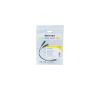 DACOMEX Sachet doubleur stéréo jack 3.5 mm - 0,15 m