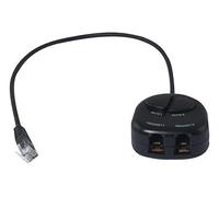Dacomex switch casque telephonique RJ9 avec 2 boutons muet