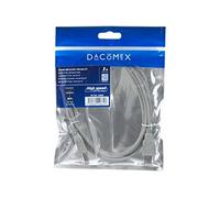 Dacomex USB 2.0 AM/BM 2m câble USB USB A USB B Gris - Câbles USB (2 m, USB A, USB B, 2.0, Male Connector/Male Connector, Gris)