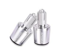 DACONGI Embout Guidon pour HON&DA Integra 700 750 DCT 2012-2022 Toutes Années Guidon De Moto Poignées De Guidon Capuchon Embouts De Poignée Capuchon(Silver)