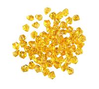 DACONGMING Cristaux artificiels 50 pièces pierres précieuses acryliques pierres de glace transparentes en plastique diamant, vase, roches centrales pour remplir les vases