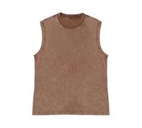 DACONGMING Débardeur Homme Été Coupe Ample Col Rond Tee-Shirt Uni Sans Manches Imprimée Décontractée Tank Top De Vacances Haut Léger Pour L'été Et La Plage Débardeur Pour Le Quotidien Le Yoga