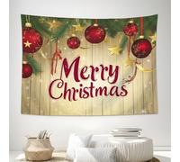 DACRWEKZ Étoiles des mots Tapisserie Noël élégant 100x150cm Décor de la chambre Lumière Tapisserie Chambre Décor à la Maison