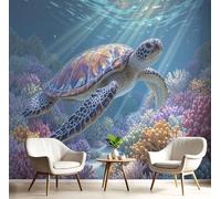 DACRWEKZ Papier Peint Panoramique Résumé Amusant Soie, 400x280cm - Papier Peint Un Gorille Qui Tire La Langue Grandes Murales Poster pour Salon, Adulte Chambre d'enfants, Étude Décoration