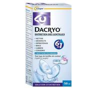 Dacryo Entretien Des Lentilles Solution 50ml