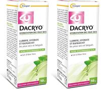 DACRYO® - Hydratation des yeux secs - Yeux secs & fatigués - Solution ophtalmique - Acide Hyaluronique et gel d'aloe vera - Flacon - 10ml (Lot de 2)