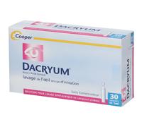 DACRYUM - Lavage de l'œil en cas d'irritation Solution pour lavage ophtalmique Unidoses 30x5ml Pipette(S) Unidose(S) 30 pc(s)