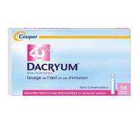 Dacryum Solution Pour Lavage Ophtalmique Unidoses 10x5ml
