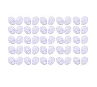 Dacvgog 25 paires de lunettes Pression en 9 mm ronde de nez en silicone pour