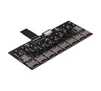 Dacvgog Adaptateur de Carte SIM 10 Emplacements Lecteur de Carte Multi-SIM Mini SIM Nano avec Interrupteur de Commande IndéPendant pour IPhone5 / 6/7/8 / X