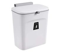 Dacvgog Bac à Compost de Cuisine pour Comptoir ou sous éVier, Petite Poubelle Suspendue avec Couvercle, Seau à Compost IntéRieur Montable (C)