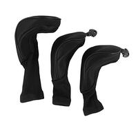 Dacvgog Coiffure de pilote noir 1 3 5 couvre-chef pour bois de Fairway pour convient à les Fairway et pilotes 3 pièces