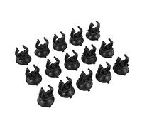 Dacvgog Coupes de D'Aquarium de Chauffage D'Aquarium Agrafes de Supports de Diamètre de 33Mm pour des Accessoires de Réservoir de Poissons, Paquet de 15 Noir