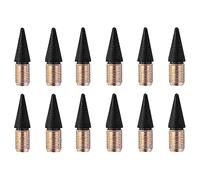 Dacvgog Crayon à encre éternelle, technologie d'écriture illimitée, crayon en graphite remplaçable, lot de 12 pointes de stylo