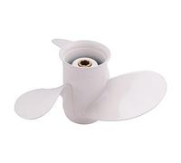 Dacvgog Hélice de bateau 6G1-45943-00-El 8 1/2 X 7 1/2 pour moteur hors-bord 6-8Hp aluminium 3 lames R 7 dents cannelées