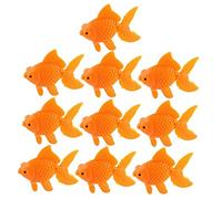 Dacvgog Lot de 10 décorations d'aquarium en plastique orange