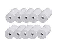Dacvgog Lot de 10 rouleaux de papier thermique pour cartes de reçu enregistreur de caisse papier thermique 57 x 30 mm pour caisse enregistreuse pour imprimante