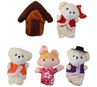 Dacvgog Lot de 5 barrettes La marionnette a Rhyme Tale Fee Boucles d' EI Trois Ours