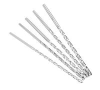 Dacvgog Lot de 5 forets hélicoïdaux extra longs en acier rapide de 150 mm 2 mm 3 mm 3,5 mm 4 mm 5 mm