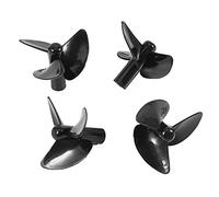 Dacvgog RC Bateau PièCes de Rechange HéLice Ensemble pour 2011-5 Outil de PêChe Appât Bateau Fish Finder Bateau Partie et Inverse HéLice, 4 PièCes SéRies