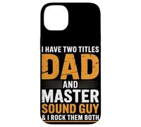 Dad and Master Sound Guy Ingénieur audio Coque pour iPhone 14 Plus