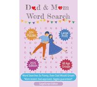 Dad and Mom Fun Puzzle Book: Word Search that's Hilarious Family Puzzle Book Packed with Punny Word Hunts, Classic Jokes, and Groan-Worthy Giggles for ... | 50+ Puzzles | Gift for Parents and Kids!