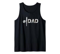Dad Baseball Number One Daddy Son Joueur de baseball Débardeur