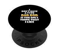 Dad BOD is My Type Funny Gag Fathers Day Costume Cute Dads PopSockets PopGrip Adhésif