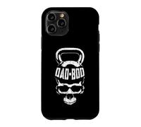 Dad BOD Kettlebell Crâne Amusant Halloween Gym Fitness Entraînement Coque pour iPhone 11 Pro