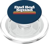 Dad BOD Squad! Funny Posing Fathers Day Vintage Sunset 80s PopSockets PopGrip pour MagSafe