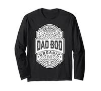 Dad BOD Vintage Whisky Label Fête des Pères Gym Entraînement Homme Manche Longue