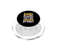 Dad by Day Gamer by Night PopSockets PopGrip pour MagSafe