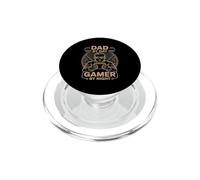 Dad by Day Gamer by Night PopSockets PopGrip pour MagSafe