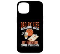 Dad by Life Design Basketball Coach par Passion Coffee Lover Coque pour iPhone 13