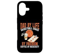 Dad by Life Design Basketball Coach par Passion Coffee Lover Coque pour iPhone 17
