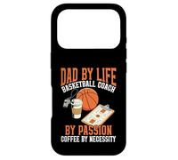 Dad by Life Design Basketball Coach par Passion Coffee Lover Coque pour iPhone 17 Pro