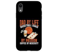 Dad by Life Design Basketball Coach par Passion Coffee Lover Coque pour iPhone XR