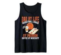 Dad by Life Design Basketball Coach par Passion Coffee Lover Débardeur