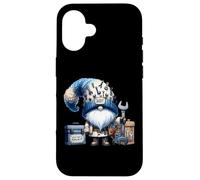 Dad Can Fix Anything Funny GNOME Daddy with Toolkit for Dad Coque pour iPhone 16