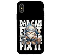 Dad Can Fix It Handyman GNOME Grandpa with Craftsman Tools Coque pour iPhone X/XS