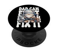 Dad Can Fix It Handyman GNOME Grandpa with Craftsman Tools PopSockets PopGrip Adhésif