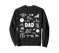 Dad Cubed Three Times Dad Math Third Power Father Sweatshirt