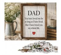 Dad Definition Puzzle Image Bois, Adulte, 1000 pièces | Un loisir manuel à la maison: une méthode de montage claire pendant le temps libre.