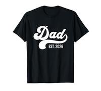 Dad Est. 2026 Logo New Dad 2026 Expect Baby 2026 Fête des pères T-Shirt
