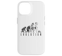 Dad Evolution Tondeuse à gazon drôle vintage fête des pères homme Coque pour iPhone 14