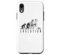 Dad Evolution Tondeuse à gazon drôle vintage fête des pères homme Coque pour iPhone XR