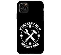 Dad Fix It Marteau Clé à molette Amusante DIY Design Graphique Coque pour iPhone 11 Pro Max