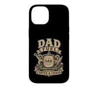 Dad Fuel Coffee Mechanic Citation Vintage Tool Illustration Coque pour iPhone 14